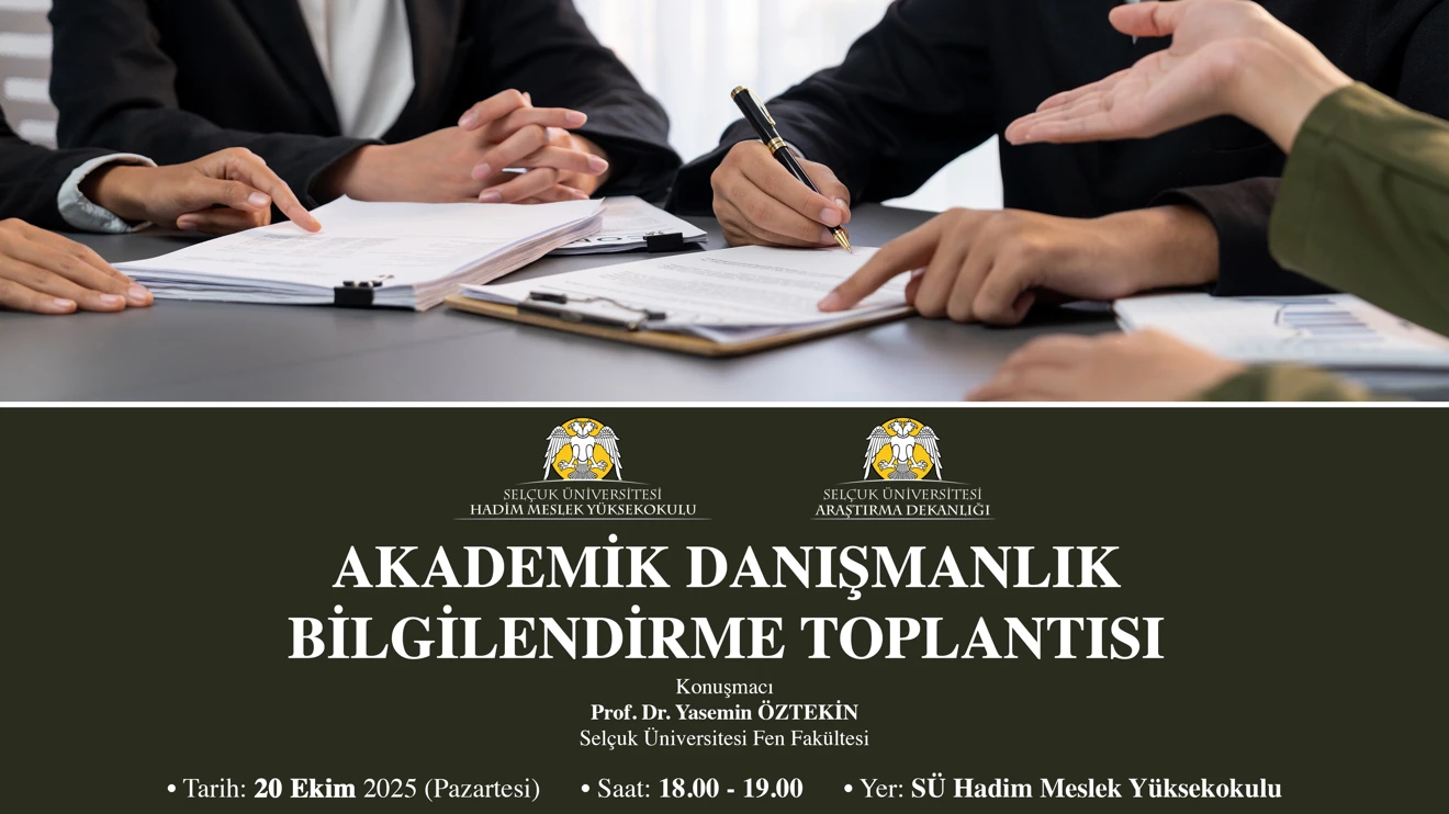 Akademik Danışmanlık Bilgilendirme Toplantısı